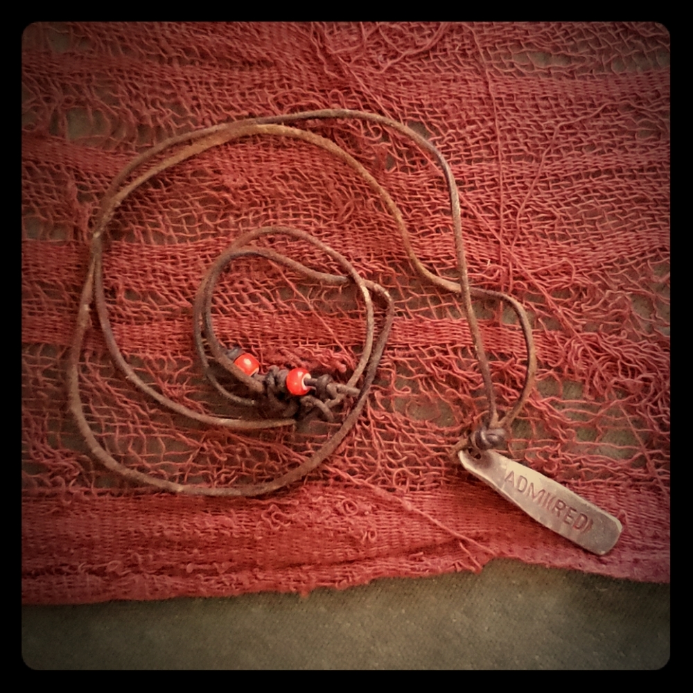 RED necklace from Gap